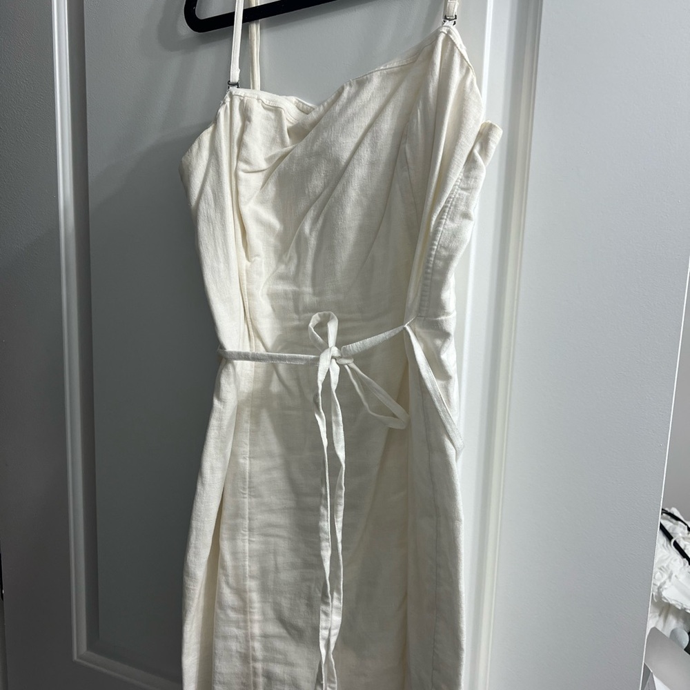 Abercrombie & Fitch Cream Strapless Dress